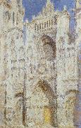 Claude Monet The sun of the main entrance of the Rouen Cathedral Sweden oil painting artist